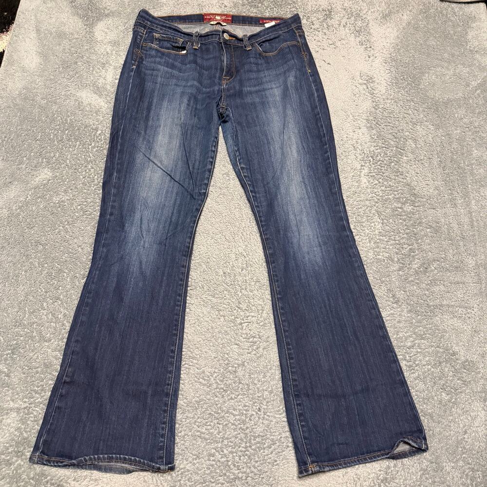 Lucky Brand Jeans Womens 14 /32 (34x31.5) Blue Sofia Boot Bootcut Denim Mid Rise